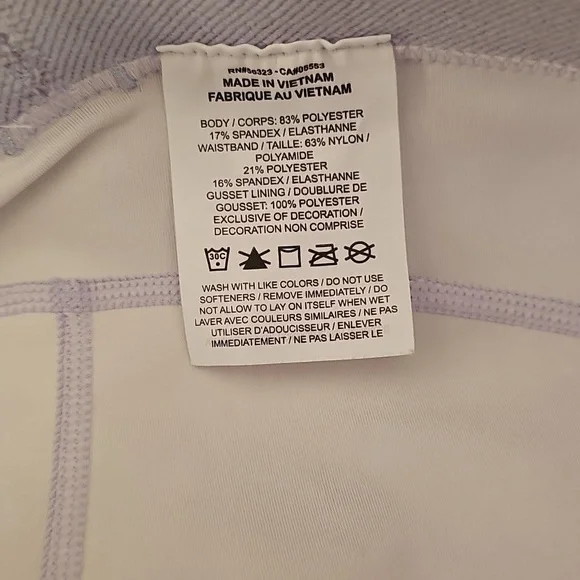 NIKE PRO Girl's 3" Run Wild Training Shorts-Purple Chalk - Picture 4 of 4